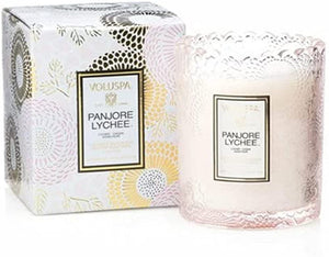 Voluspa Panjore Lychee Scalloped 50hr Candle