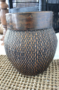 Balinese bamboo pot