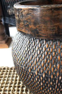Balinese bamboo pot