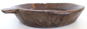 Hand Carved  Indian natural wood display bowl