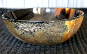 Horn serving/display bowl