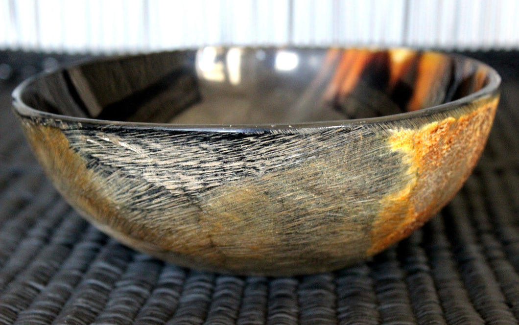 Horn serving/display bowl