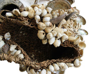 Load image into Gallery viewer, Sisal and twined sea shell bag
