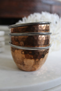 Copper and Stainless Pinch Pot