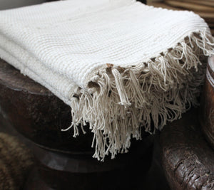 Indian Floor runner with tassels