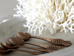 Copper Pineapple Condiment spoons