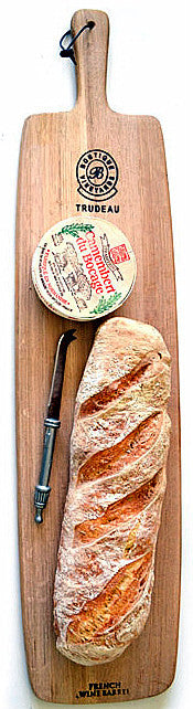 Trudeau Long Paddle Cheese and Bread Board